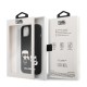 Husa Karl Lagerfeld Liquid Silicone Karl and Choupette MagSafe pentru iPhone 14 Plus, Neagra (Bakr, KLHMP14MSSKCK) by www.silkase.ro
