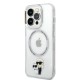 Husa Karl Lagerfeld IML Karl and Choupette MagSafe pentru iPhone 14 Pro Max, Transparenta (Bakr, KLHMP14XHNKCIT) by www.silkase.ro