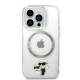 Husa Karl Lagerfeld IML Karl and Choupette MagSafe pentru iPhone 14 Pro Max, Transparenta (Bakr, KLHMP14XHNKCIT) by www.silkase.ro