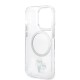 Husa Karl Lagerfeld IML Karl and Choupette MagSafe pentru iPhone 14 Pro Max, Transparenta (Bakr, KLHMP14XHNKCIT) by www.silkase.ro