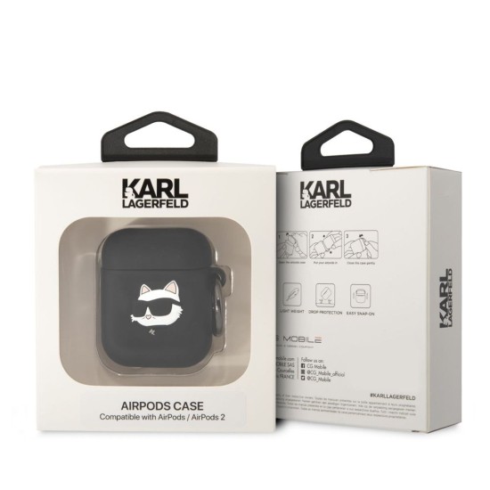 Husa Karl Lagerfeld 3D Logo NFT Choupette Head Silicon pentru AirPods 1/2, Neagra Husa Karl Lagerfeld 3D Logo NFT Choupette Head Silicon pentru AirPods 1/2, Neagra (Bakr, KLA2RUNCHK) by www.silkase.ro