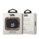 Husa Karl Lagerfeld 3D Logo NFT Choupette Head Silicone pentru AirPods Pro, Black (Bakr, KLAPRUNCHK) by www.silkase.ro