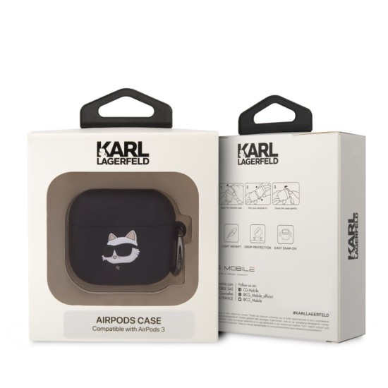 Husa Karl Lagerfeld 3D Logo NFT Choupette Head Silicon pentru AirPods 3, Neagra Husa Karl Lagerfeld 3D Logo NFT Choupette Head Silicon pentru AirPods 3, Neagra (Bakr, KLA3RUNCHK) by www.silkase.ro