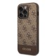 Husa Guess PU 4G Stripe pentru iPhone 14 Pro Max, Maro (Bakr, GUHCP14XG4GLBR) by www.silkase.ro