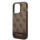 Husa Guess PU 4G Stripe pentru iPhone 14 Pro Max, Maro (Bakr, GUHCP14XG4GLBR) by www.silkase.ro