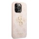 Husă Guess PU 4G Metal Logo pentru iPhone 14 Pro Max, Roz Husă Guess PU 4G Metal Logo pentru iPhone 14 Pro Max, Roz (Bakr, GUHCP14X4GMGPI) by www.silkase.ro