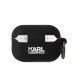 Husa Karl Lagerfeld 3D Logo NFT Choupette Head Silicone pentru AirPods Pro 2, Black (Bakr, KLAP2RUNCHK) by www.silkase.ro