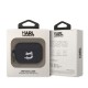 Husa Karl Lagerfeld 3D Logo NFT Choupette Head Silicone pentru AirPods Pro 2, Black (Bakr, KLAP2RUNCHK) by www.silkase.ro