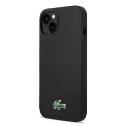 Husa Lacoste Liquid Silicone Croc Logo MagSafe pentru iPhone 13/14/15, Neagra Husa Lacoste Liquid Silicone Croc Logo MagSafe pentru iPhone 13/14/15, Neagra