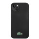 Husa Lacoste Liquid Silicone Croc Logo MagSafe pentru iPhone 13/14/15, Neagra (Bakr, LCHMP14SSLOK) by www.silkase.ro