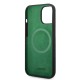 Husa Lacoste Liquid Silicone Croc Logo MagSafe pentru iPhone 13/14/15, Neagra (Bakr, LCHMP14SSLOK) by www.silkase.ro