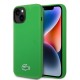 Husa Lacoste Liquid Silicone Croc Logo MagSafe pentru iPhone 13/14/15, Verde (Bakr, LCHMP14SSLON) by www.silkase.ro