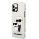 Husa Karl Lagerfeld IML Glitter Karl and Choupette NFT pentru iPhone 12 / 12 Pro, Transparenta (Bakr, KLHCP12MHNKCTGT) by www.silkase.ro