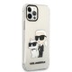 Husa Karl Lagerfeld IML Glitter Karl and Choupette NFT pentru iPhone 12 / 12 Pro, Transparenta (Bakr, KLHCP12MHNKCTGT) by www.silkase.ro