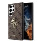 Husa Guess PU 4G Metal Logo pentru Samsung Galaxy S23 Ultra, Maro (Bakr, GUHCS23L4GMGBR) by www.silkase.ro