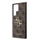 Husa Guess PU 4G Metal Logo pentru Samsung Galaxy S23 Ultra, Maro (Bakr, GUHCS23L4GMGBR) by www.silkase.ro
