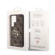 Husa Guess PU 4G Metal Logo pentru Samsung Galaxy S23 Ultra, Maro (Bakr, GUHCS23L4GMGBR) by www.silkase.ro