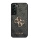 Husa Guess PU 4G Metal Logo pentru Samsung Galaxy S23, Gri (Bakr, GUHCS23S4GMGGR) by www.silkase.ro