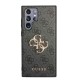 Husa Guess PU 4G Metal Logo pentru Samsung Galaxy S23 Ultra, Gri (Bakr, GUHCS23L4GMGGR) by www.silkase.ro