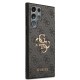 Husa Guess PU 4G Metal Logo pentru Samsung Galaxy S23 Ultra, Gri (Bakr, GUHCS23L4GMGGR) by www.silkase.ro