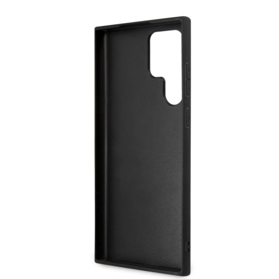 Husa Guess PU 4G Metal Logo pentru Samsung Galaxy S23 Ultra, Gri (Bakr, GUHCS23L4GMGGR) by www.silkase.ro