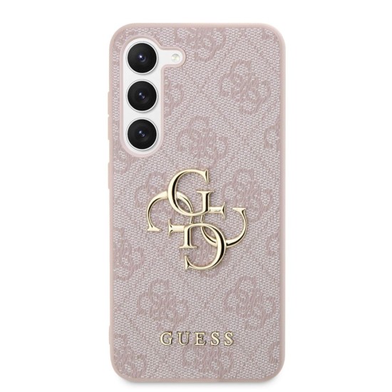 Husă Guess PU 4G Metal Logo pentru Samsung Galaxy S23, Roz Husă Guess PU 4G Metal Logo pentru Samsung Galaxy S23, Roz (Bakr, GUHCS23S4GMGPI) by www.silkase.ro