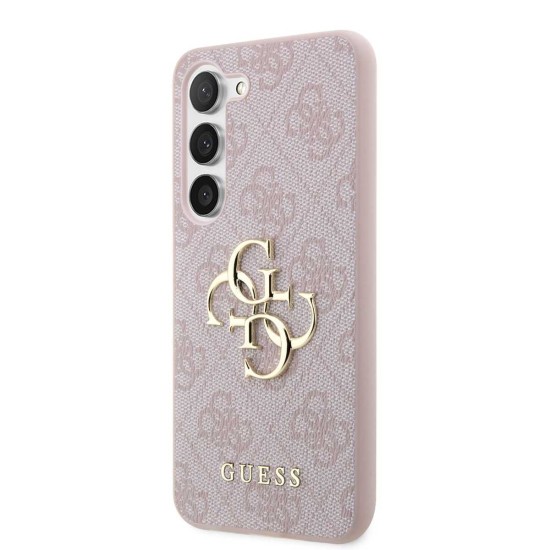 Husă Guess PU 4G Metal Logo pentru Samsung Galaxy S23, Roz Husă Guess PU 4G Metal Logo pentru Samsung Galaxy S23, Roz (Bakr, GUHCS23S4GMGPI) by www.silkase.ro