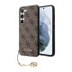 Husa Guess 4G Charm pentru Samsung Galaxy S23, Maro (Bakr, GUHCS23SGF4GBR) by www.silkase.ro