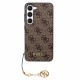 Husa Guess 4G Charm pentru Samsung Galaxy S23, Maro (Bakr, GUHCS23SGF4GBR) by www.silkase.ro