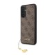 Husa Guess 4G Charm pentru Samsung Galaxy A34 5G, Maro Husa Guess 4G Charm pentru Samsung Galaxy A34 5G, Maro (Bakr, GUHCSA34GF4GBR) by www.silkase.ro