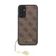 Husa Guess 4G Charm pentru Samsung Galaxy A34 5G, Maro Husa Guess 4G Charm pentru Samsung Galaxy A34 5G, Maro (Bakr, GUHCSA34GF4GBR) by www.silkase.ro