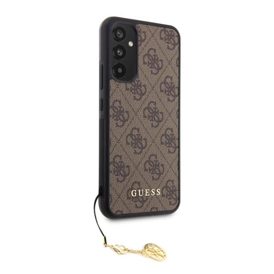 Husa Guess 4G Charm pentru Samsung Galaxy A34 5G, Maro Husa Guess 4G Charm pentru Samsung Galaxy A34 5G, Maro (Bakr, GUHCSA34GF4GBR) by www.silkase.ro