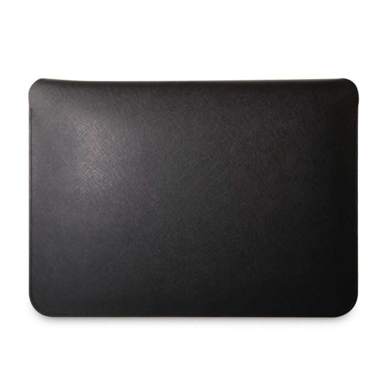 Husa Laptop Karl Lagerfeld Saffiano Karl and Choupette 13/14", Neagra (Bakr, KLCS14SAKCPMK) by www.silkase.ro