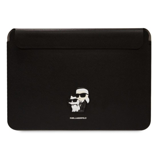 Husă Laptop Karl Lagerfeld Saffiano Karl and Choupette Computer Sleeve 15/16" Black Husă Laptop Karl Lagerfeld Saffiano Karl and Choupette Computer Sleeve 15/16" Black (Bakr, KLCS16SAKCPMK) by www.silkase.ro