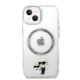 Husa Karl Lagerfeld IML Karl and Choupette MagSafe pentru iPhone 13, Transparenta (Bakr, KLHMP13MHNKCIT) by www.silkase.ro
