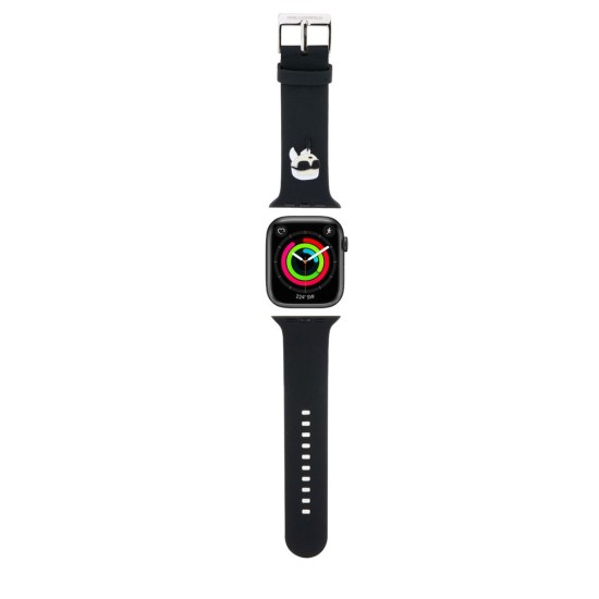 Curea Karl Lagerfeld Karl Head NFT pentru Apple Watch 38/40/41mm, Black Curea Karl Lagerfeld Karl Head NFT pentru Apple Watch 38/40/41mm, Black (Bakr, KLAWMSLKNK) by www.silkase.ro