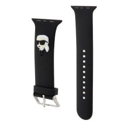 Curea Karl Lagerfeld Karl Head NFT pentru Apple Watch 38/40/41mm, Black