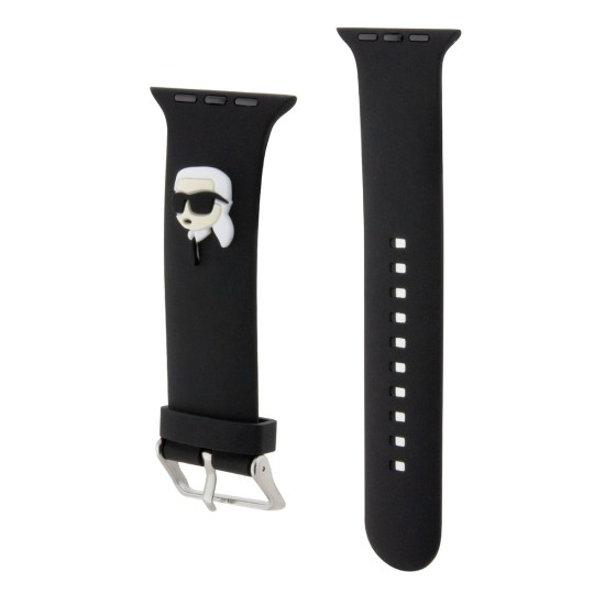Curea Karl Lagerfeld Karl Head NFT pentru Apple Watch 38/40/41mm, Black Curea Karl Lagerfeld Karl Head NFT pentru Apple Watch 38/40/41mm, Black (Bakr, KLAWMSLKNK) by www.silkase.ro