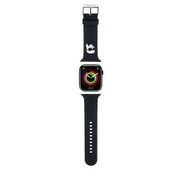 Curea Karl Lagerfeld NFT Karl Head pentru Apple Watch 42/44/45/49mm, Neagra Curea Karl Lagerfeld NFT Karl Head pentru Apple Watch 42/44/45/49mm, Neagra