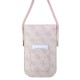 Geantă de Umăr / Portofel Telefon Guess PU 4G Metal Logo Script, Roz (Bakr, GUOWBP4SNSP) by www.silkase.ro