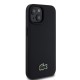 Husa Lacoste Iconic Petit Pique Woven Logo MagSafe pentru iPhone 15, Black (Bakr, LCHMP15SPVCK) by www.silkase.ro