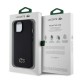 Husa Lacoste Iconic Petit Pique Woven Logo MagSafe pentru iPhone 15, Black (Bakr, LCHMP15SPVCK) by www.silkase.ro