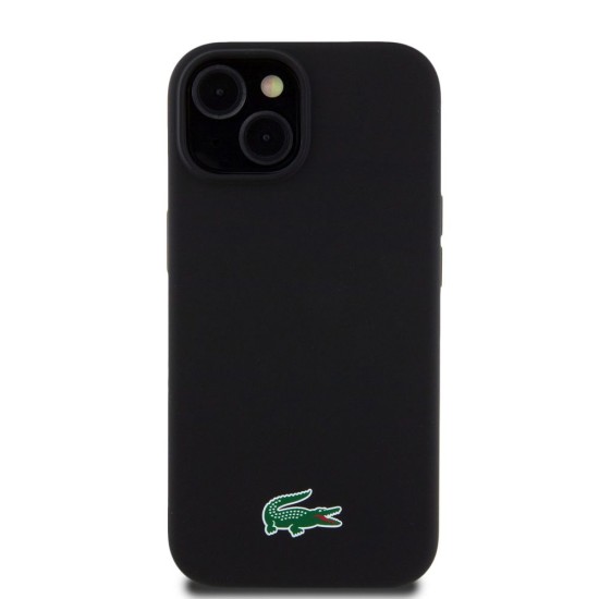 Husa Lacoste Liquid Silicone Microfiber Croc Logo MagSafe pentru iPhone 15, Neagra Husa Lacoste Liquid Silicone Microfiber Croc Logo MagSafe pentru iPhone 15, Neagra (Bakr, LCHMP15SSLOK) by www.silkase.ro