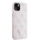 Husă Guess PU 4G Strass Triangle Metal Logo pentru iPhone 15, Roz Husă Guess PU 4G Strass Triangle Metal Logo pentru iPhone 15, Roz (Bakr, GUHCP15SP4TDPP) by www.silkase.ro