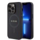 Husa Guess PU Saffiano MagSafe pentru iPhone 15 Pro Max, Neagra (Bakr, GUHMP15XPSAHMCK) by www.silkase.ro