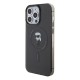 Husa Karl Lagerfeld IML Ikonik MagSafe pentru iPhone 15 Pro Max, Neagra (Bakr, KLHMP15XHFCKNOK) by www.silkase.ro