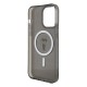 Husa Karl Lagerfeld IML Ikonik MagSafe pentru iPhone 15 Pro Max, Neagra (Bakr, KLHMP15XHFCKNOK) by www.silkase.ro