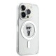 Husa Karl Lagerfeld IML Ikonik MagSafe pentru iPhone 15 Pro, Transparenta (Bakr, KLHMP15LHFCKNOT) by www.silkase.ro