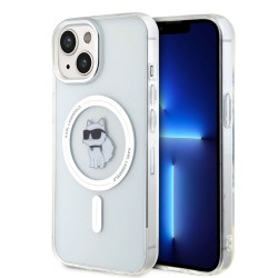 Husa Karl Lagerfeld IML Choupette MagSafe pentru iPhone 15, Transparenta