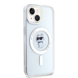 Husa Karl Lagerfeld IML Choupette MagSafe pentru iPhone 15, Transparenta